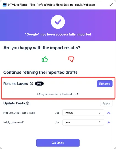 rename layer with ai after import